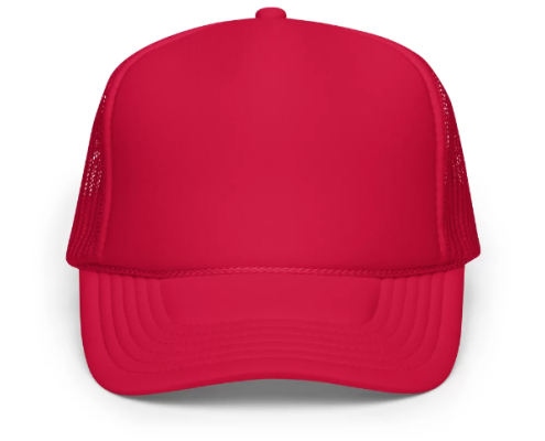 Trucker Hat 100% polyester front 100% polyester mesh back