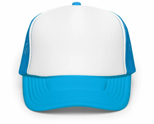 Trucker Hat 100% polyester front 100% polyester mesh back